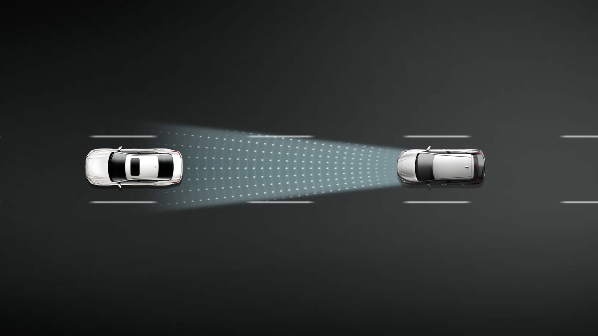 Illustrazione Intelligent Cruise Control