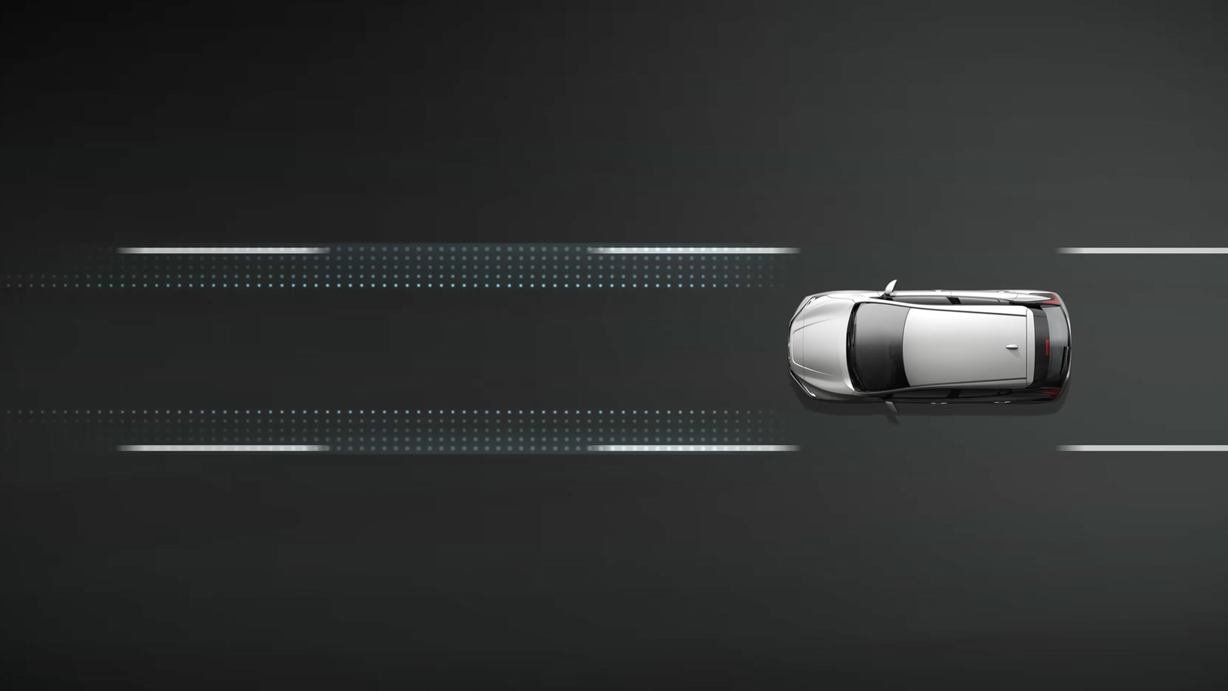 Intelligent forward collision warning illustration